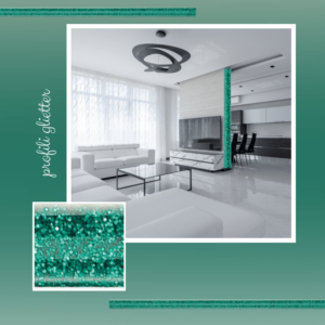 Profilo Glitter Verde Acqua