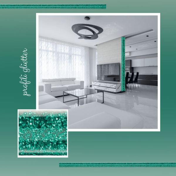 Profilo Glitter Verde Acqua